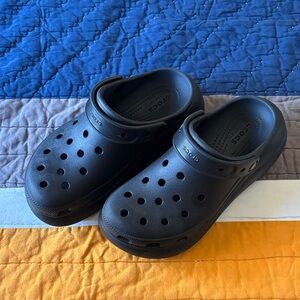 CROCS Classic CRUSH Black Womens Size 7.5